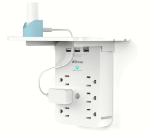 Mifaso Wall Outlet Extender with Surge Protector