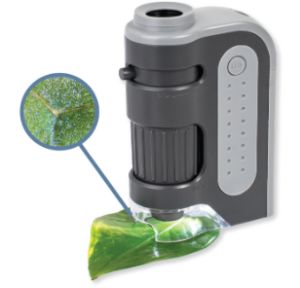 Carson MicroBrite Plus 60x-120x Accurate LED Lighted Pocket Microscope