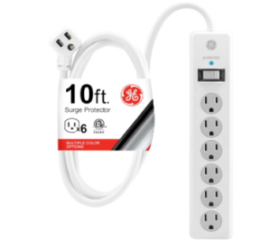 GE Surge Protector Power Strip