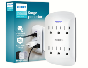 Philips 6 Outlet Extender Surge Protector