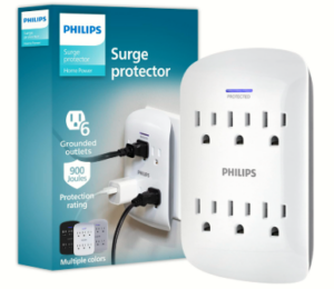Philips 6-Outlet Extender Surge Protector