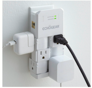 ECHOGEAR On-Wall Surge Protector