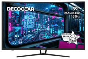 Deco Gear 39” Curved Widescreen Gaming Monitor