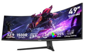 Gawfolk 49 Inch Curved Gaming Monitor