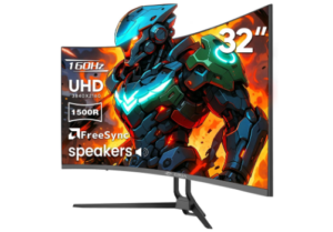 CRUA 32 Inch 4K Curved Monitor 