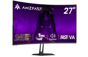 Amzfast 27 inch 240Hz Curved Gaming Monitor