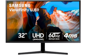 SAMSUNG 32" UJ59 Series 4K UHD Monitor